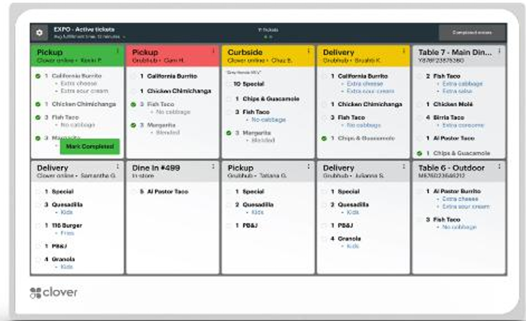 Clover Kitchen Display System